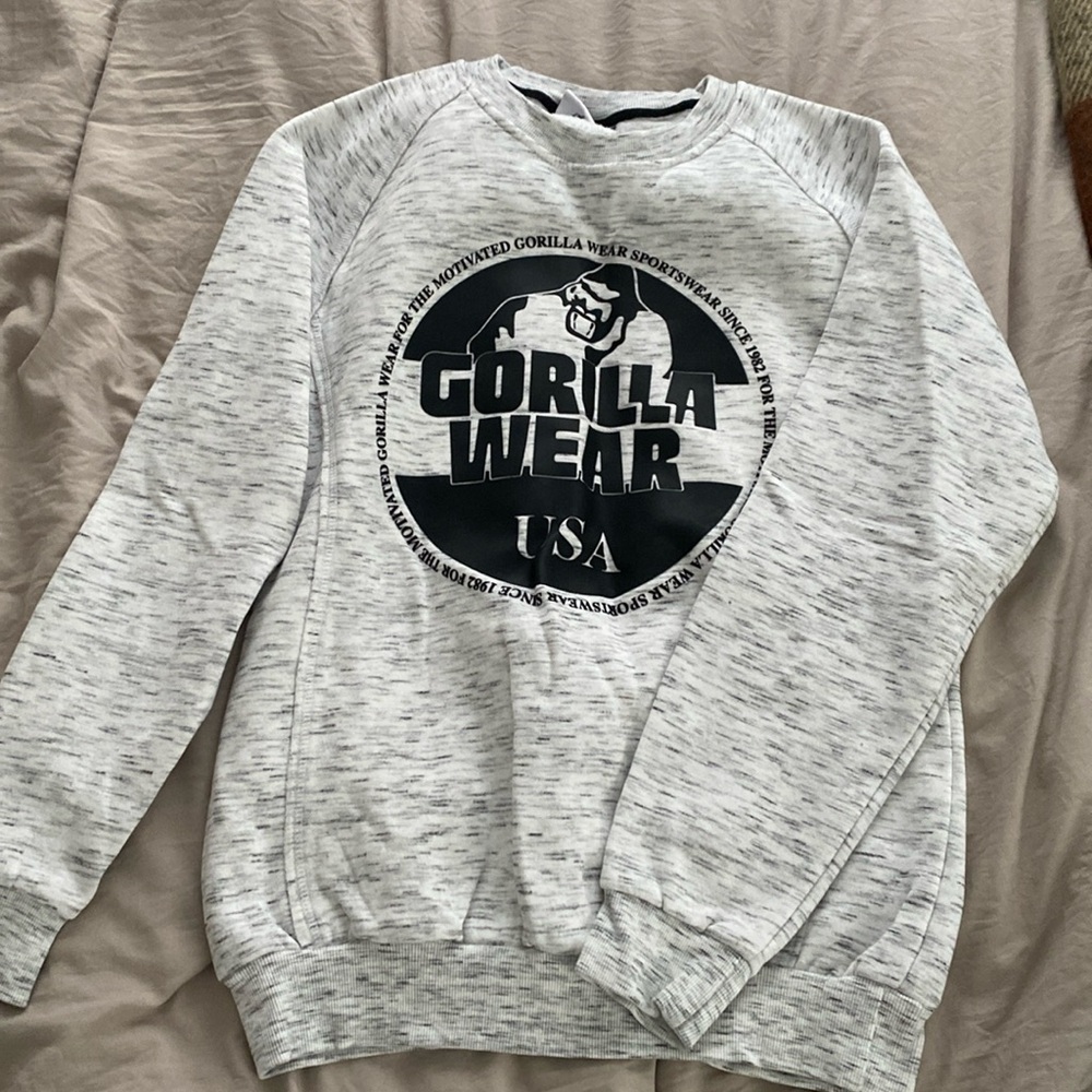 Gorilla wear gray crewneck sweatshirt